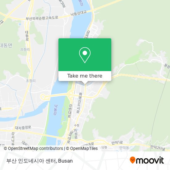 부산 인도네시아 센터 map