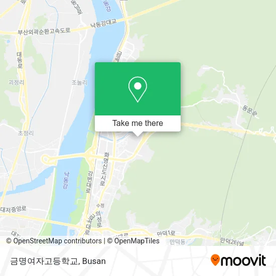 금명여자고등학교 map