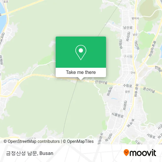 금정산성 남문 map