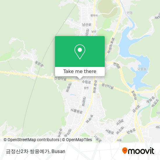 금정산2차 쌍용예가 map