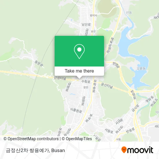 금정산2차 쌍용예가 map