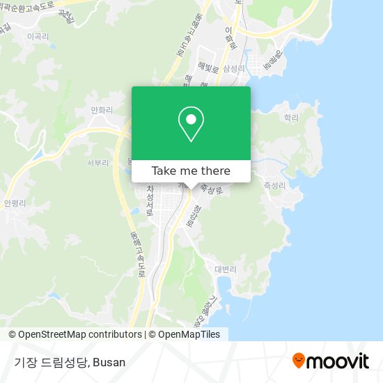 기장 드림성당 map