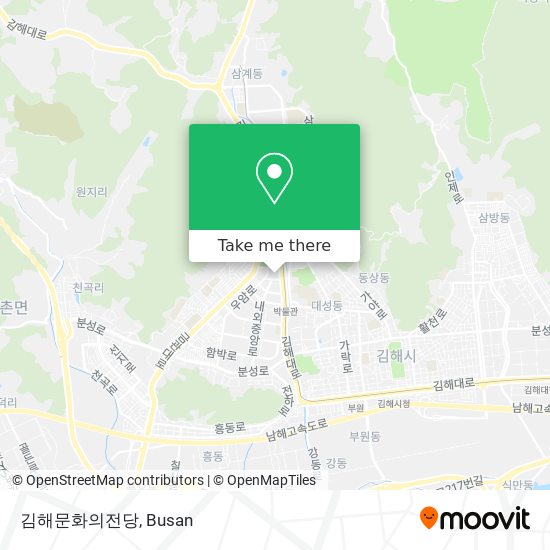 김해문화의전당 map
