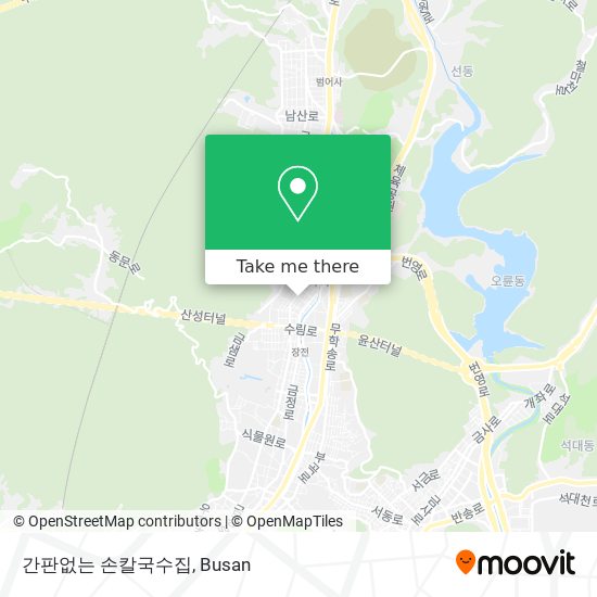 간판없는 손칼국수집 map