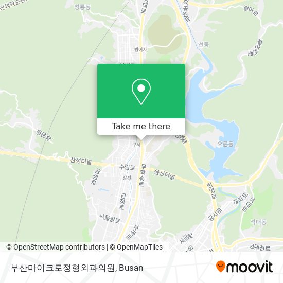부산마이크로정형외과의원 map