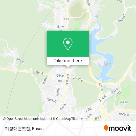 기장대변횟집 map
