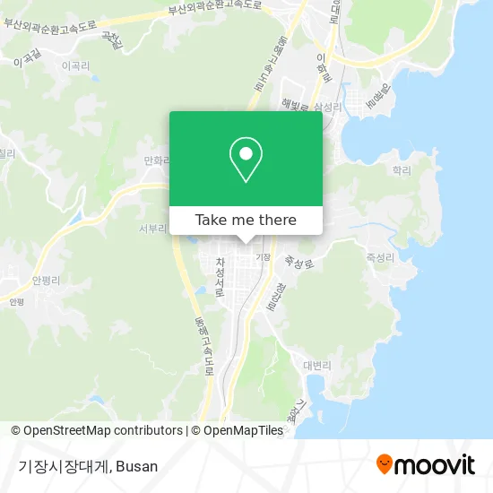 기장시장대게 map