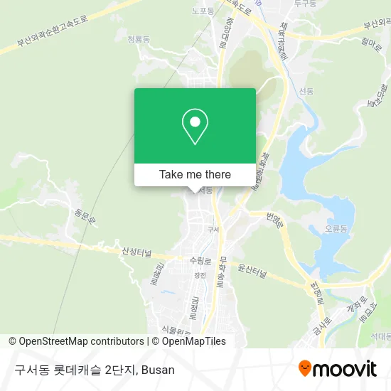 구서동 롯데캐슬 2단지 map
