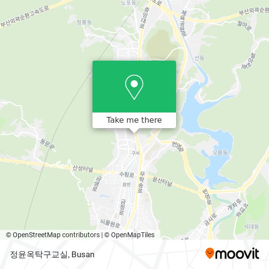 정윤옥탁구교실 map