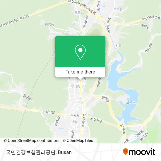 국민건강보험관리공단 map