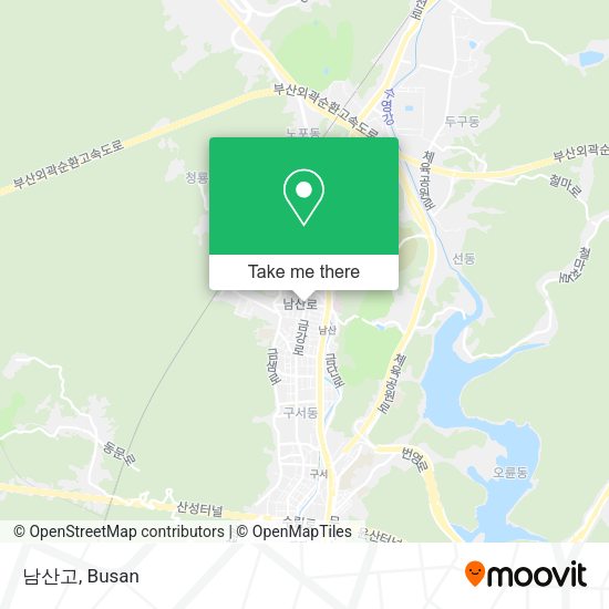 남산고 map
