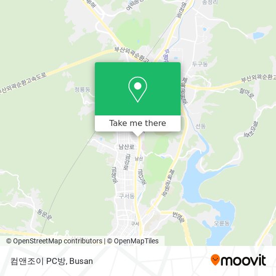 컴앤조이 PC방 map
