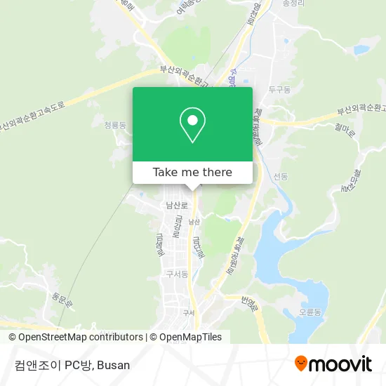 컴앤조이 PC방 map