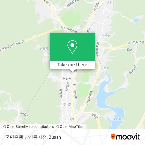 국민은행 남산동지점 map