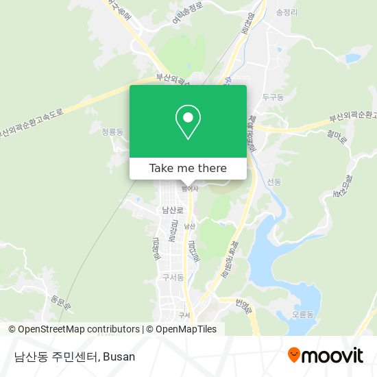 남산동 주민센터 map