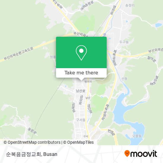 순복음금정교회 map