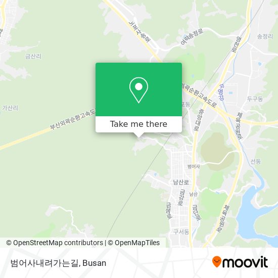 범어사내려가는길 map