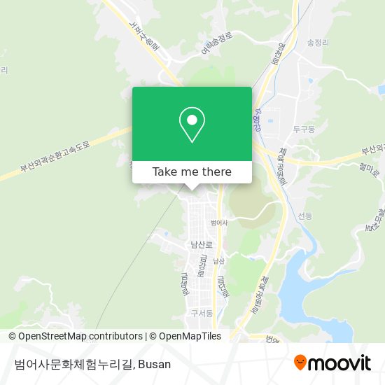 범어사문화체험누리길 map
