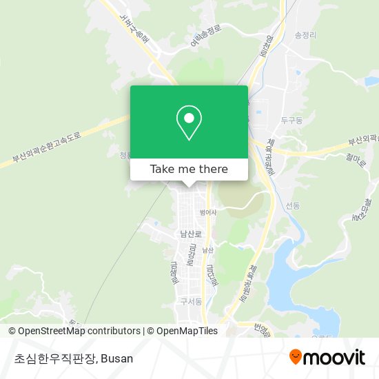 초심한우직판장 map