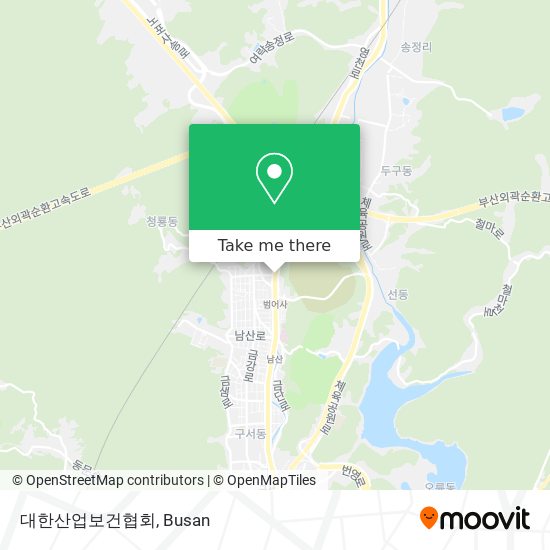 대한산업보건협회 map