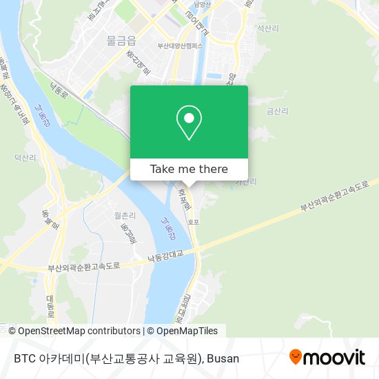 BTC 아카데미(부산교통공사 교육원) map