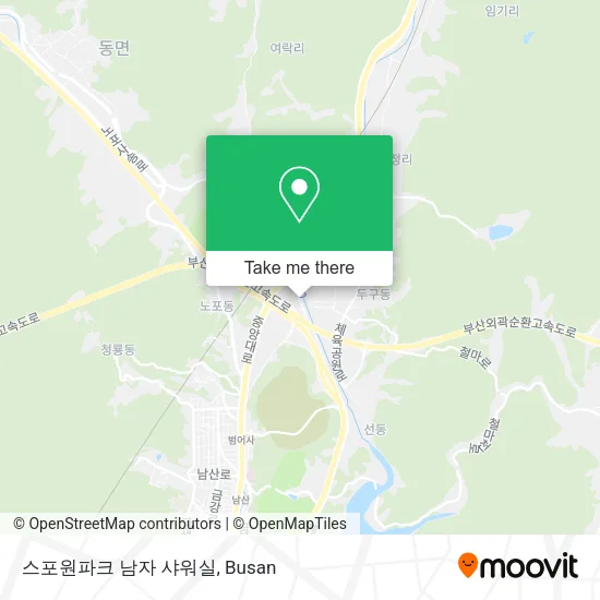 스포원파크 남자 샤워실 map
