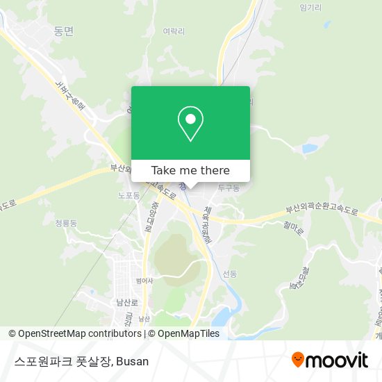 스포원파크 풋살장 map