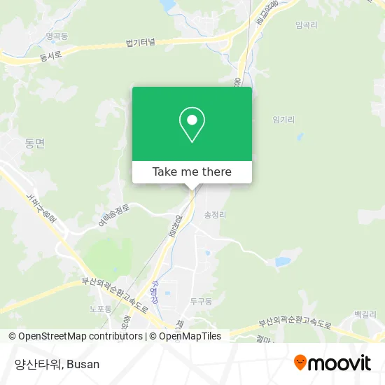 양산타워 map