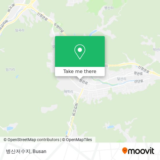 병산저수지 map