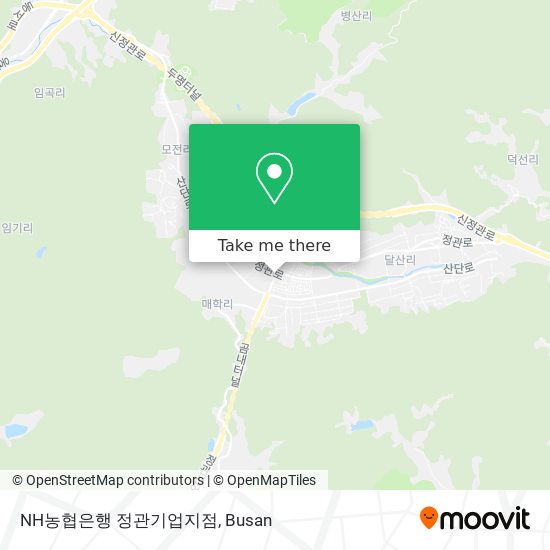 NH농협은행 정관기업지점 map