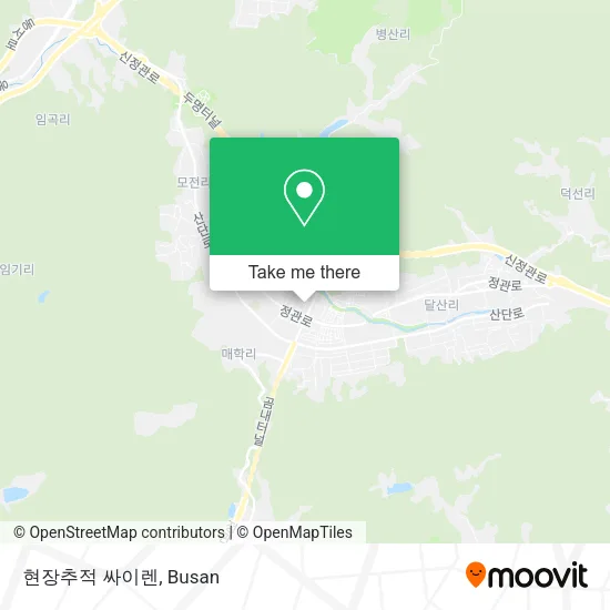 현장추적 싸이렌 map