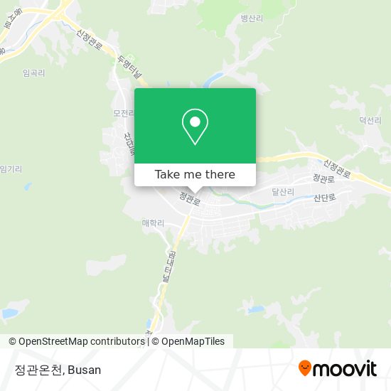 정관온천 map