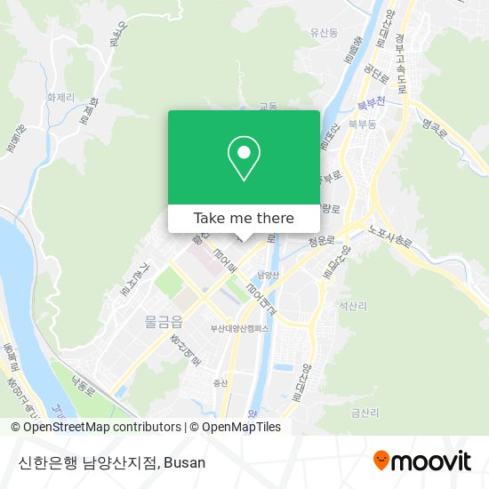 신한은행 남양산지점 map