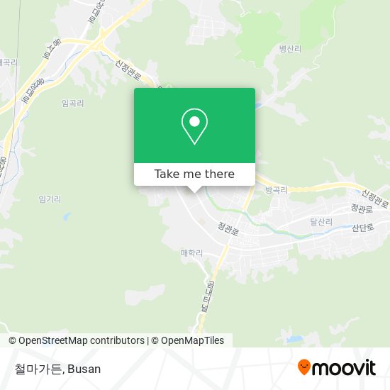 철마가든 map