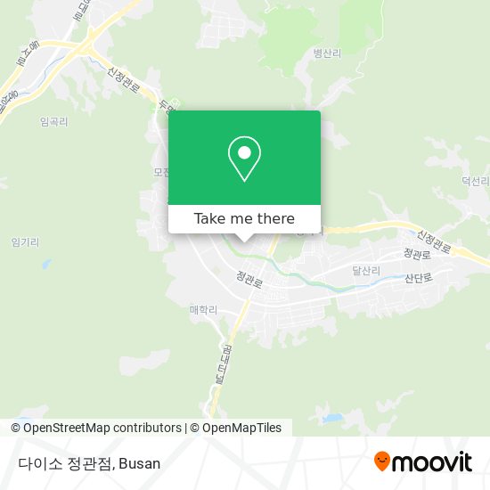 다이소 정관점 map