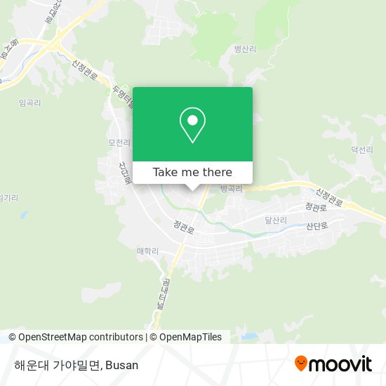 해운대 가야밀면 map