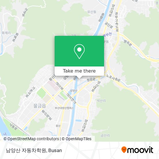 남양산 자동차학원 map