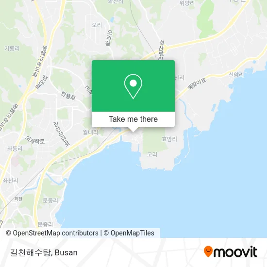 길천해수탕 map