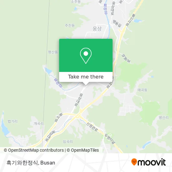 흑기와한정식 map