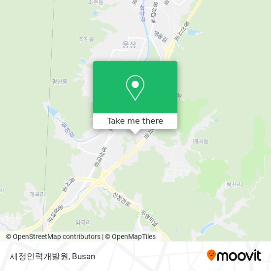 세정인력개발원 map