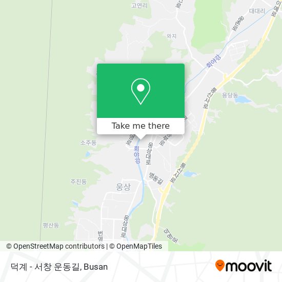 덕계 - 서창 운동길 map