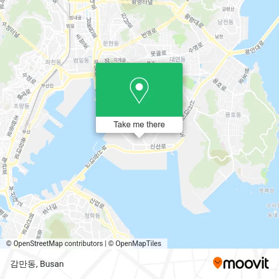 감만동 map