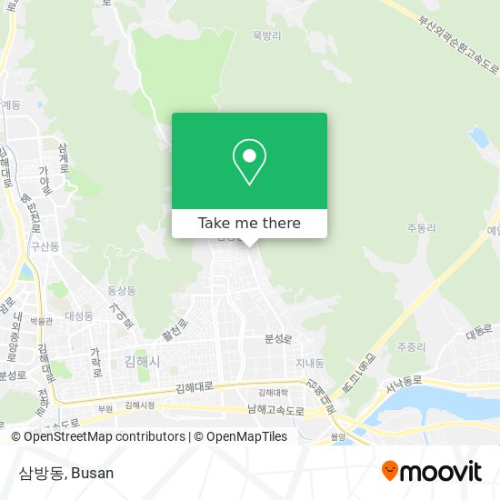 삼방동 map