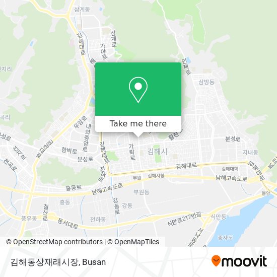 김해동상재래시장 map