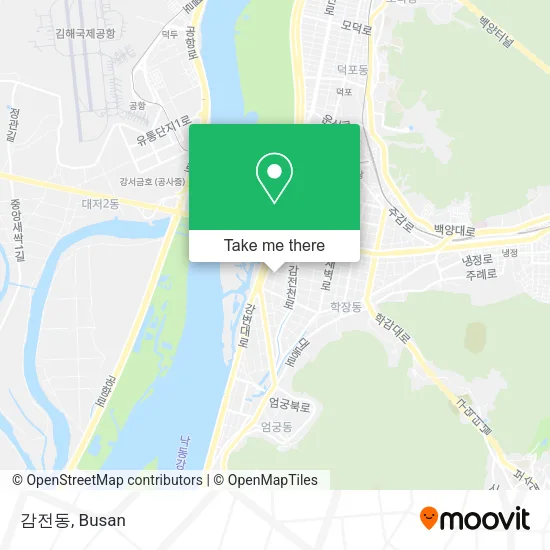 감전동 map