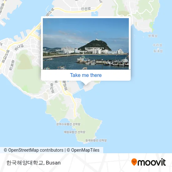 한국해양대학교 map