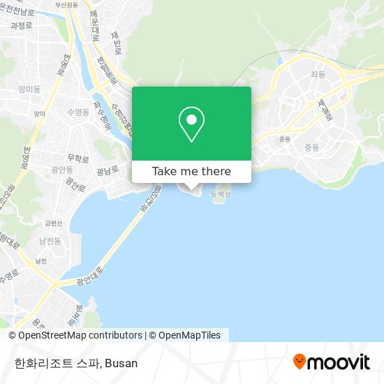 한화리조트 스파 map