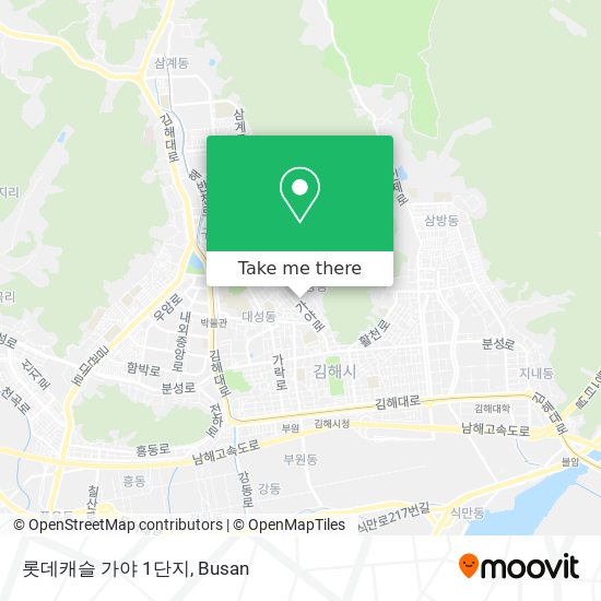 롯데캐슬 가야 1단지 map