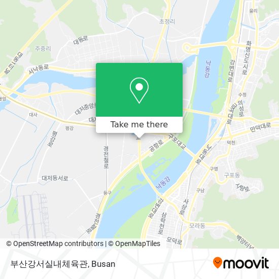 부산강서실내체육관 map