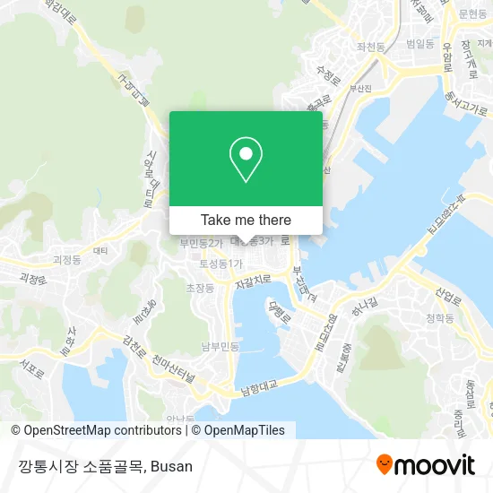 깡통시장 소품골목 map